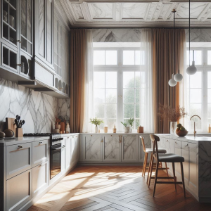 قیمت سنگ مرمر روی کابینت