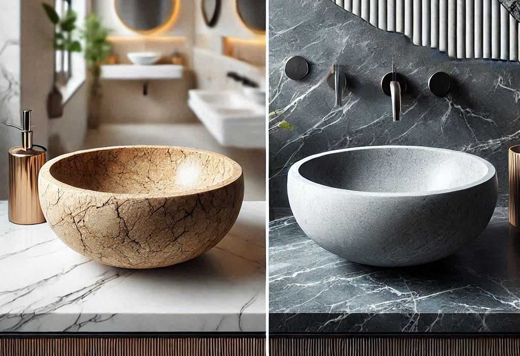 تفاوت روشویی سنگی و سرامیکی