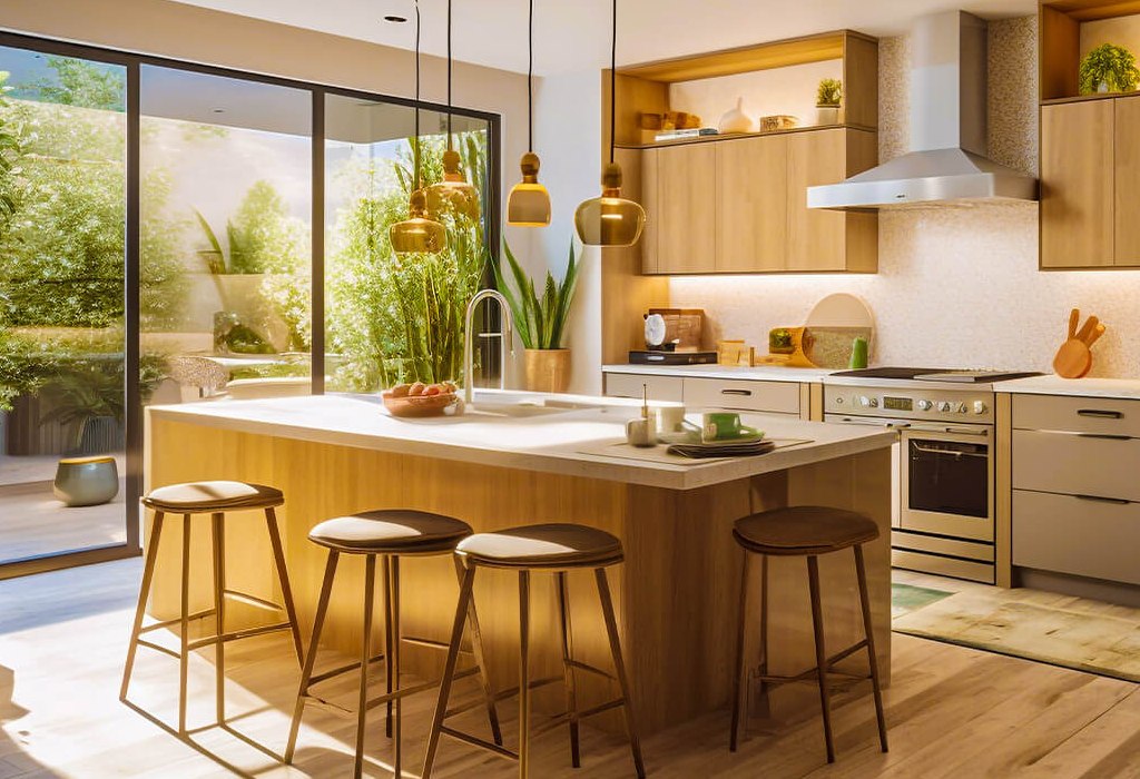 ایده های جزیره آشپزخانه مدرن