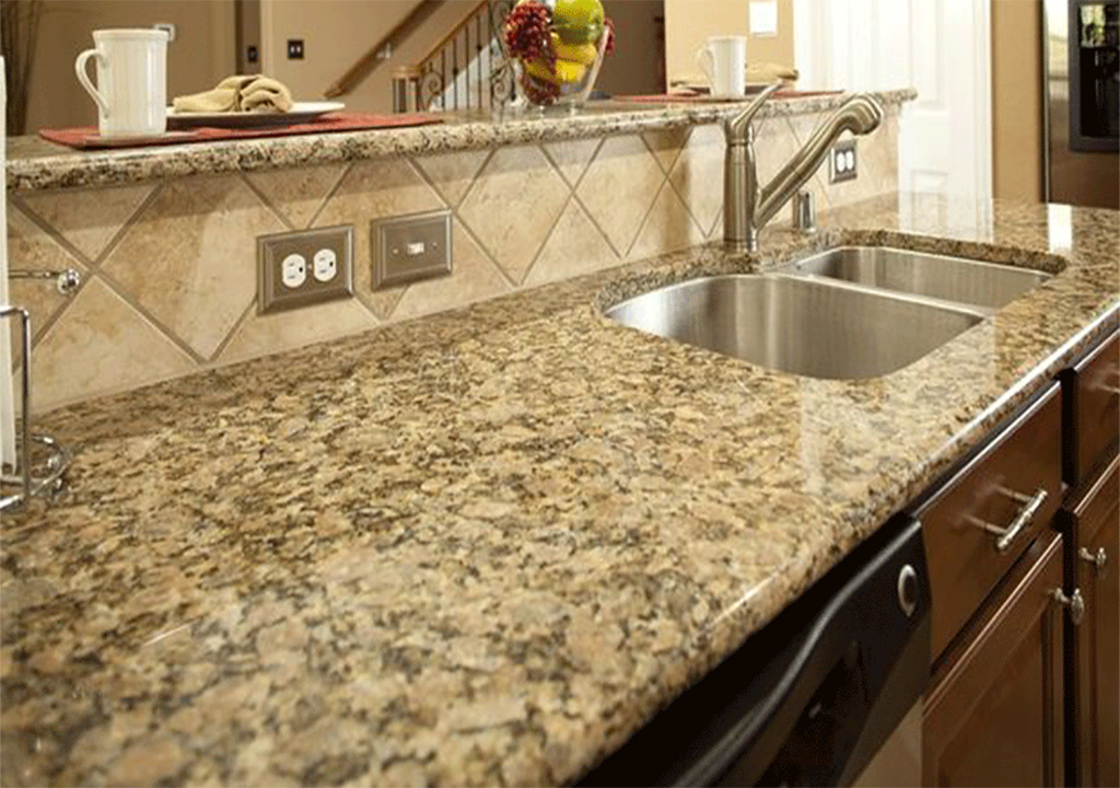 از بین بردن جای اسید روی سنگ کابینت