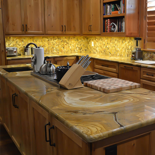 انواع سنگ روی کابینت